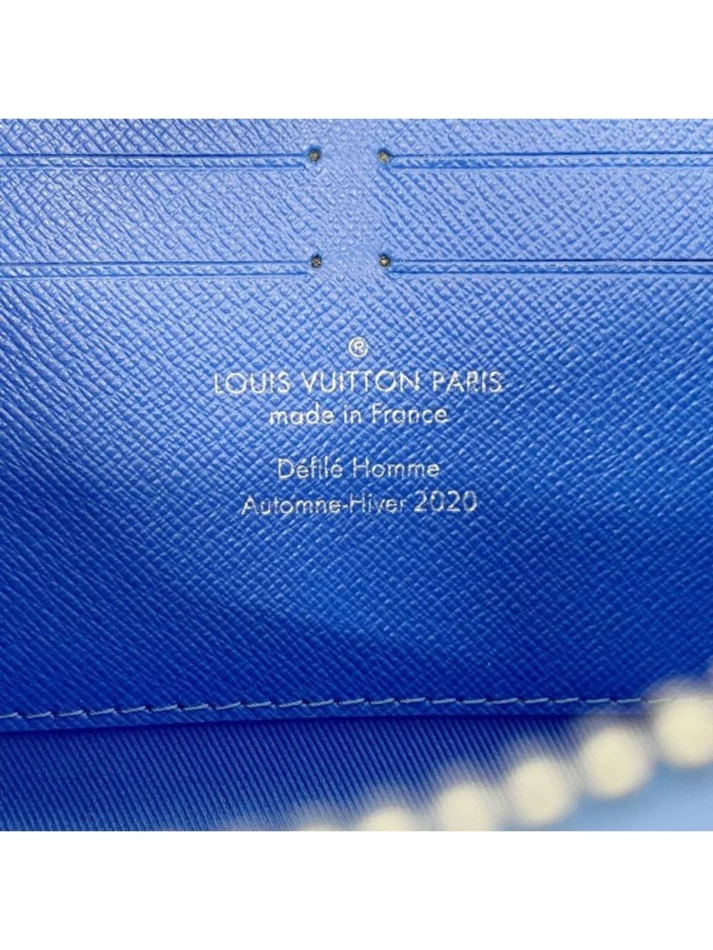 Louis Vuitton Shoulder Bag Monogram Clouds Soft Trunk Wallet Blue White